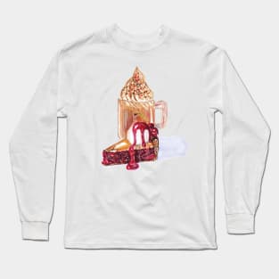 Latte and Cake Long Sleeve T-Shirt